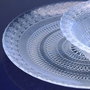 Avet Plato Llano 28.4 cm, 6 Unidades, Diseño Marroquí Colección Magreb, Cristal con Relieve Exterior
